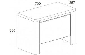 Тумба для обуви Таурус 1D