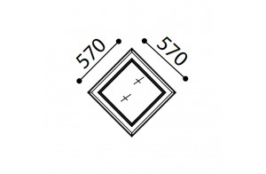 Зеркало для комода в спальню Алегро ALEG-24