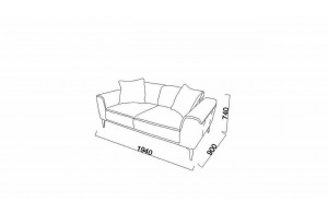 Двухместный диван-кровать Алвис(ALVIS) ALVIS-02