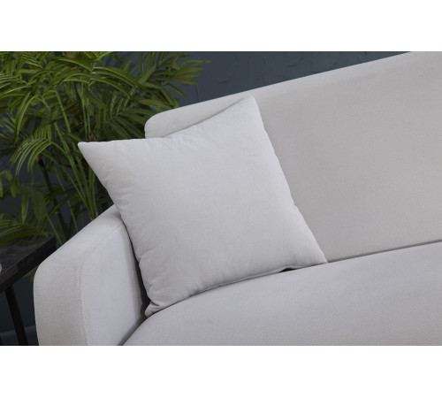 Трехместный Диван-кровать Flexy Флекси (светло-серый)