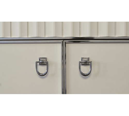 Двухдверная витрина для посуды Gravita (Гравита) GRAV-13 слоновая кость