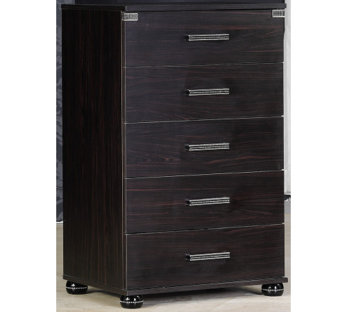 Узкий бельевой комод Мира MIRA-28 венге