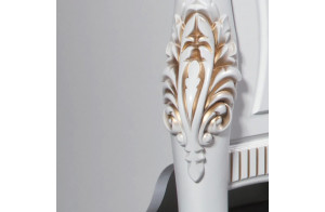 Комод в гостиную Стелла (белый золото)