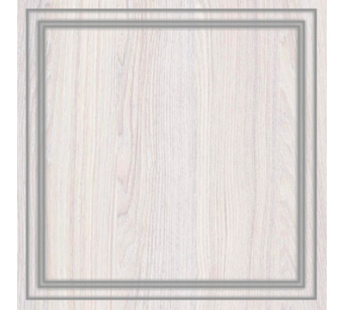 Шкаф 3-х дверный с глухой и зеркальной дверью Неаполь Ясень анкор светлый (патина "серебро")