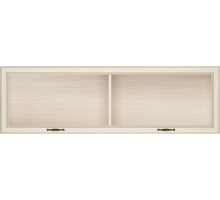 Полка навесная 2 1300 Сиена (Бодега Белый)