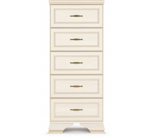 Комод высокий в спальню Сиена (Бодега Белый)