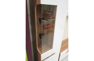 Модульная мебель для гостиной Леонардо белый глянец композиция 1