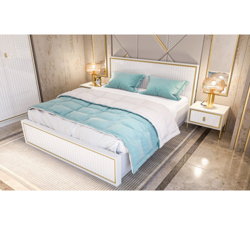 Спальня Люксор 2 (Белый глянец)