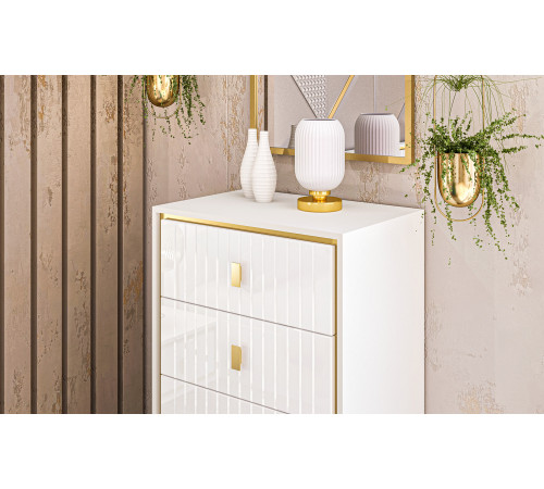 Спальня Люксор 2 (Белый глянец)