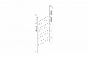 Пакет №13 Прямая лестница для кровати Соня