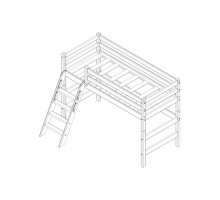 Детская кровать-чердак Соня Вариант-6