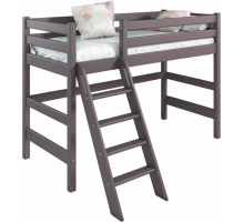 Кровать Соня Лаванда полувысокая вариант 6 с наклонной лестницей
