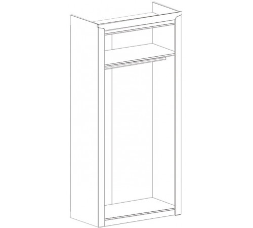 Шкаф для одежды двухдверный Соренто