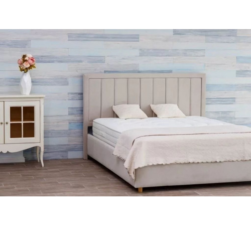 Двуспальная кровать Лайм MUR-IK-LIME с мягкой спинкой