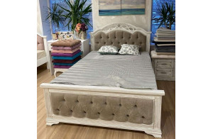 Односпальная кровать Венеция MUR-101-01 с каретной стяжкой