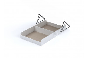 Подъемный механизм с ортопедическим основанием СБК 1400х2000 белый