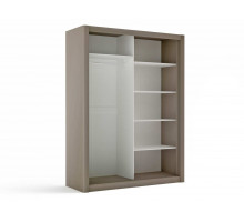 Двухстворчатый шкаф-купе для одежды СЛ-9 Лацио