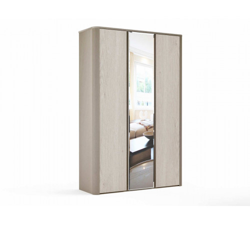 Трехстворчатый шкаф для одежды СЛ-7 Лацио с зеркалом