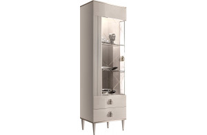 Шкаф витрина Rimini Solo РМВ1-1С (s) левый (слоновая кость)