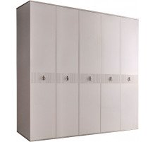 Пятистворчатый шкаф для одежды Rimini Solo РМШ2/5 (s) (слоновая кость)