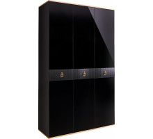 Трехстворчатый шкаф для одежды  Rimini Solo РМШ2/3 (s) (черный)