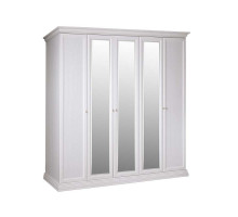 Пятистворчатый шкаф для одежды с зеркалом Амели АМШ1/5 (дуб)