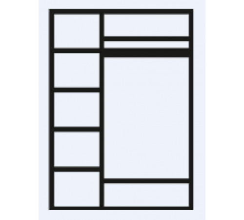 Трехстворчатый шкаф для одежды Венеция ВНШ2/3 (дуб седан)