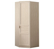 Угловой шкаф для одежды Лира 50 светлый